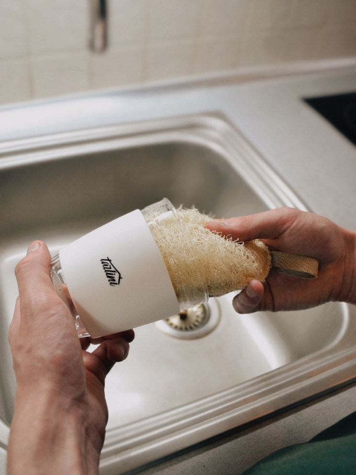 Губка для посуды из люфы Luffa