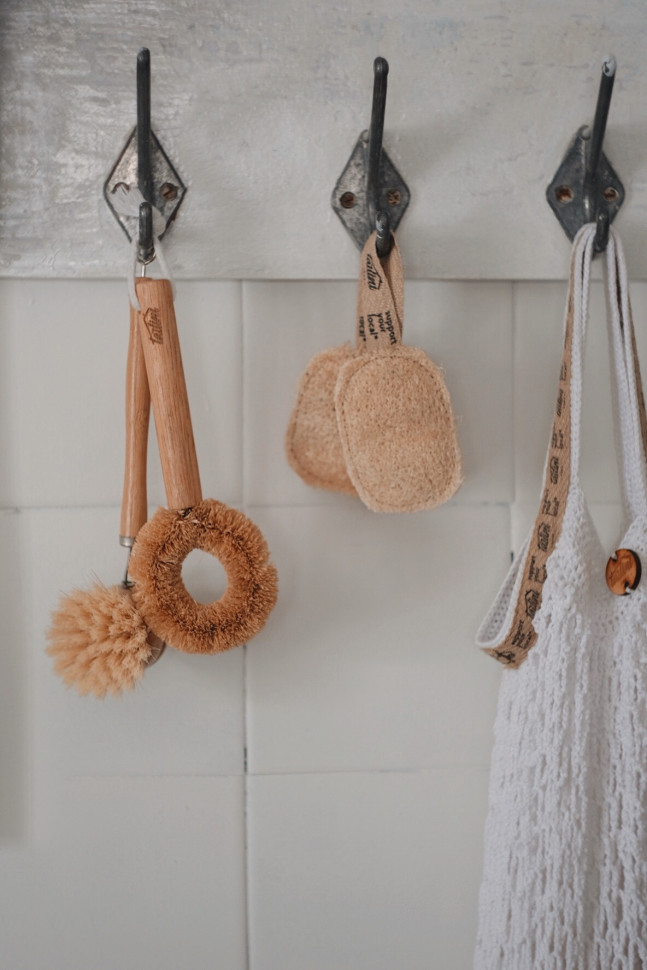 Губка для посуды из люфы Luffa