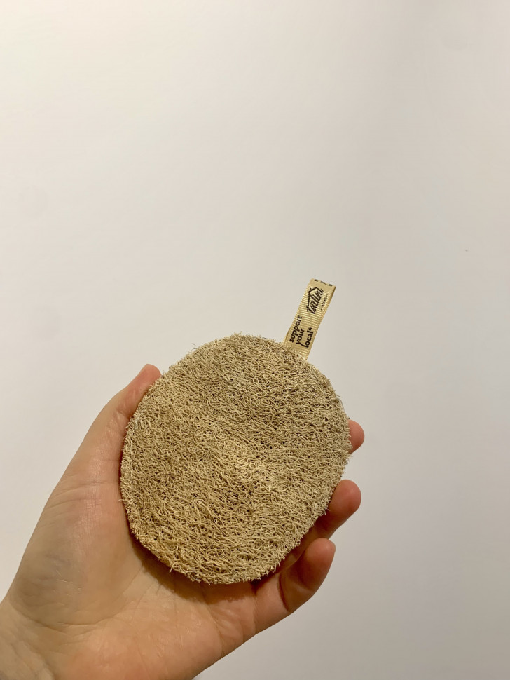 Губка для посуды из люфы Luffa