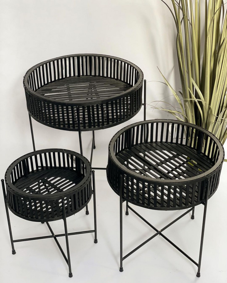 Металевий столик Fortune black