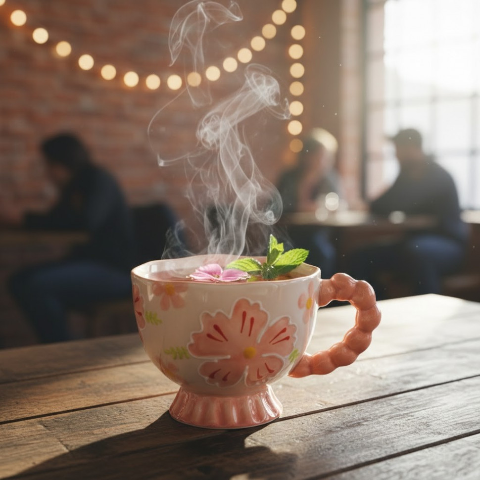 Чашка Pinky Flowers