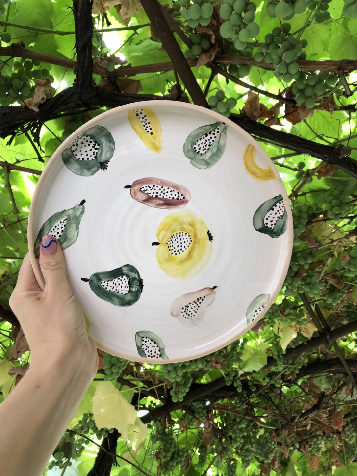 Керамічна тарілка Asia