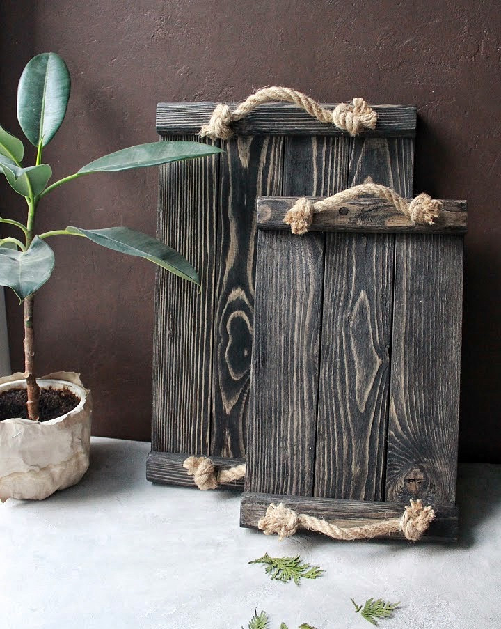 Дерев'яний піднос Elegance