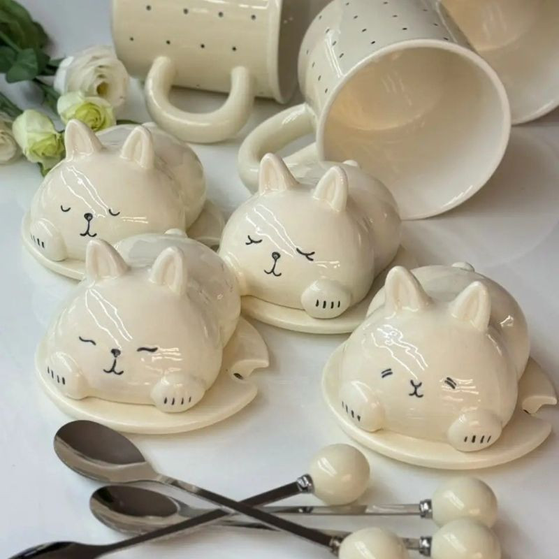 Кружка з ложкою Bunny