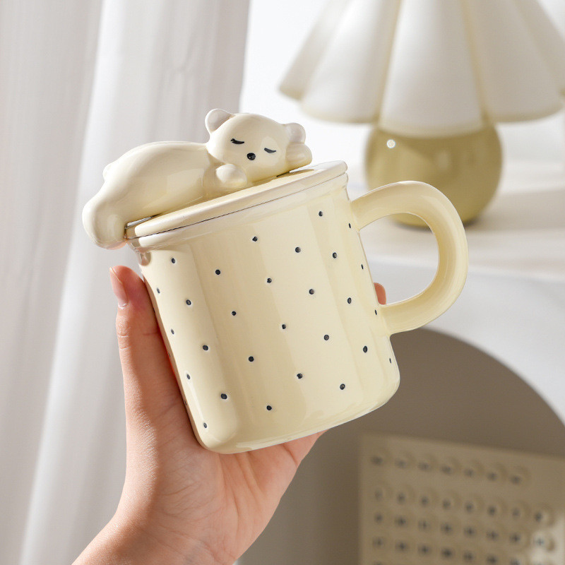 Кружка з ложкою Sleepy bear