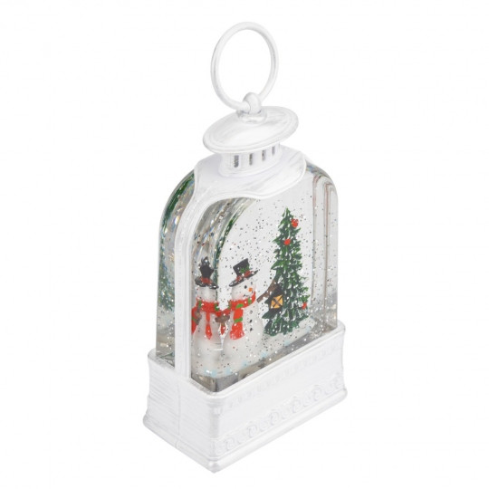 Фонарь с подсветкой и музыкой Festive snowman