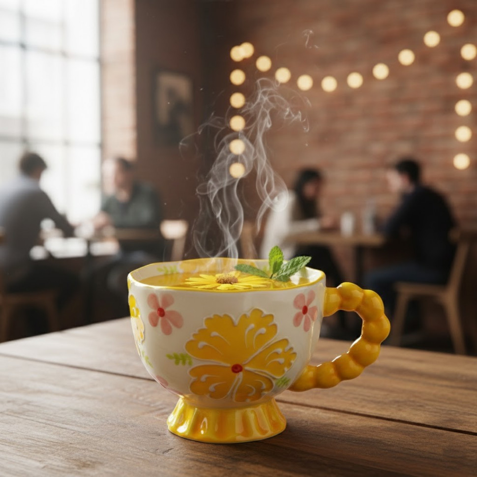 Чашка Yellow Flowers