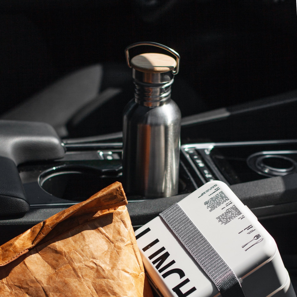 Пляшка для води Balance silver