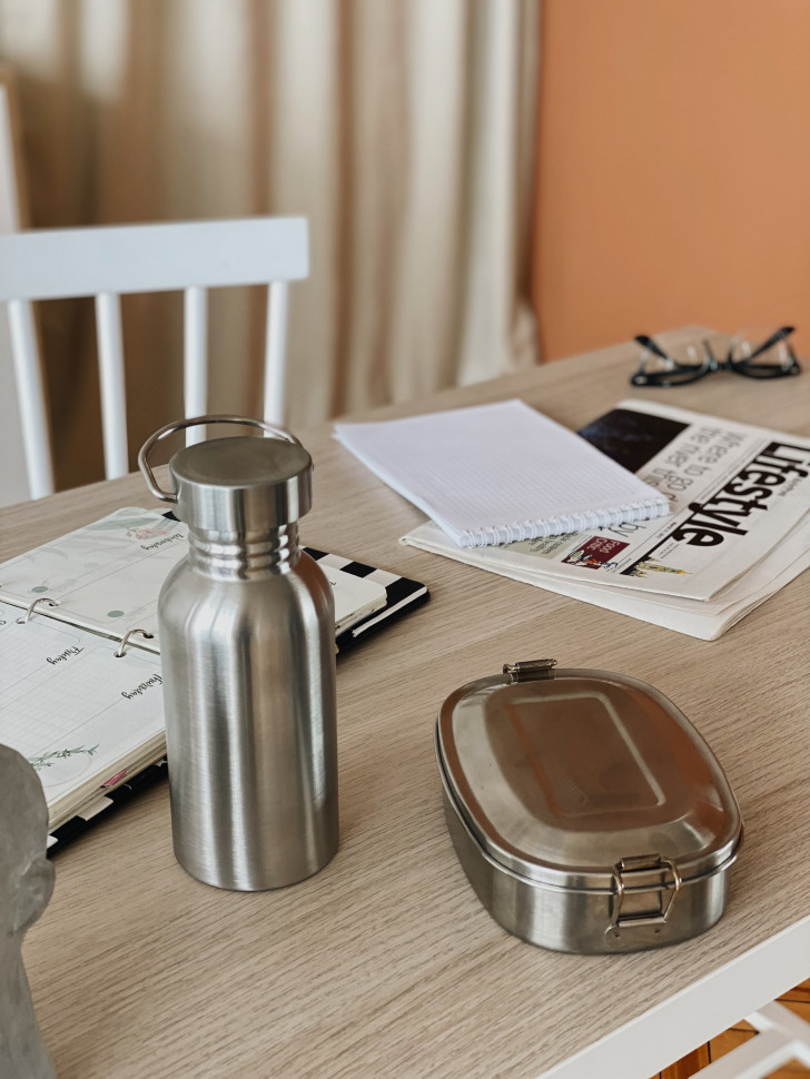 Пляшка для води Balance silver