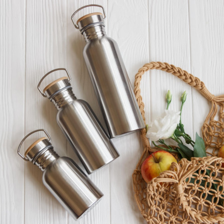 Пляшка для води Balance silver