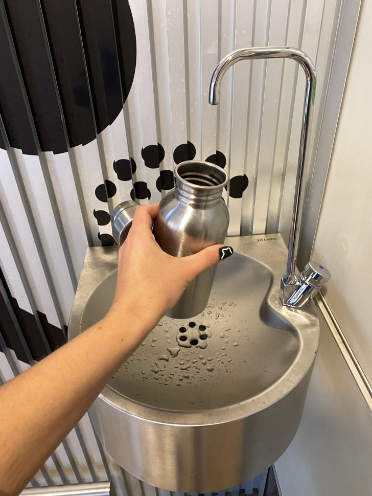 Пляшка для води Balance silver