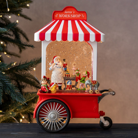 Фонарь с подсветкой и музыкой Christmas workshop