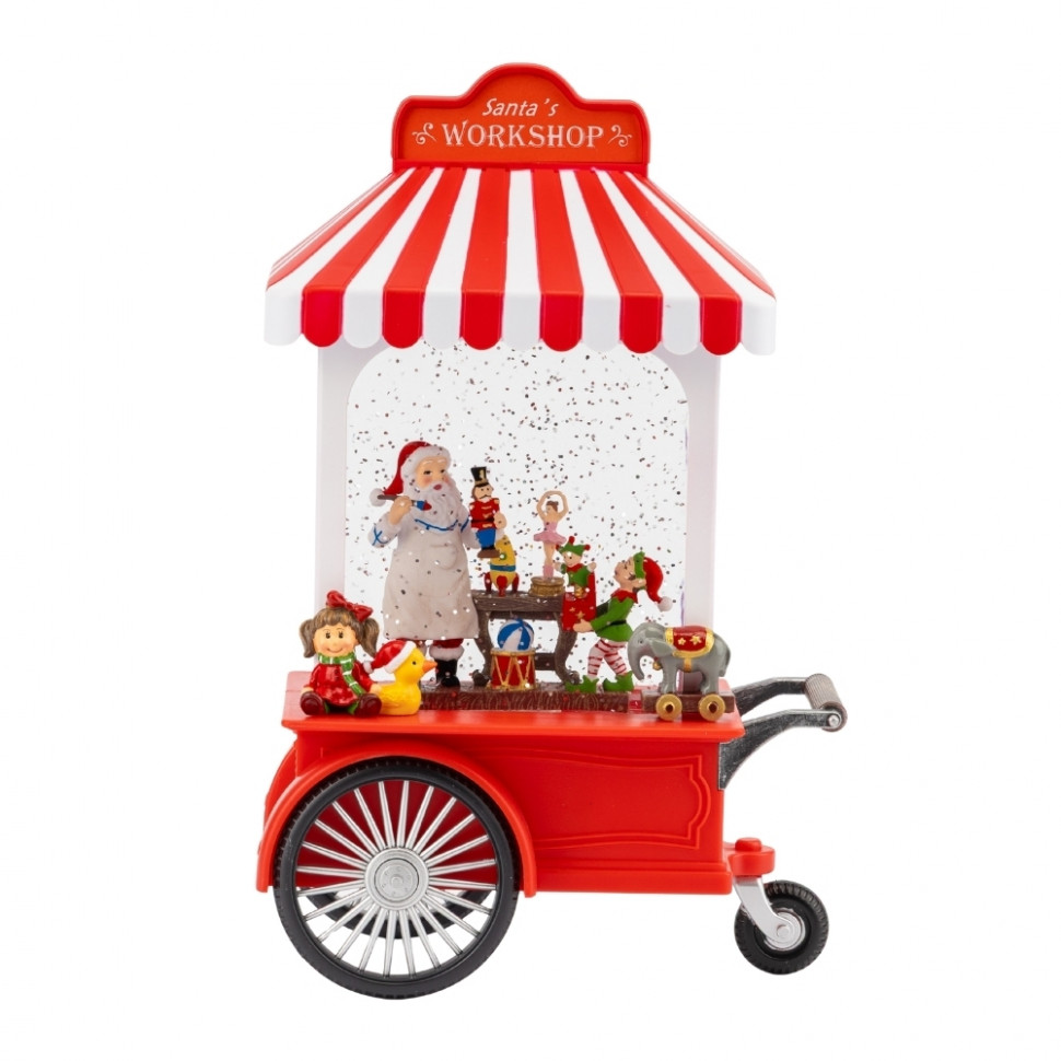 Фонарь с подсветкой и музыкой Christmas workshop