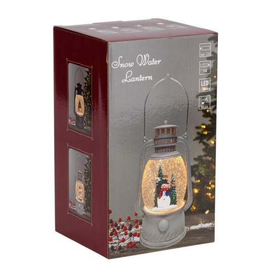 Фонарь с подсветкой и музыкой Festive shimmer