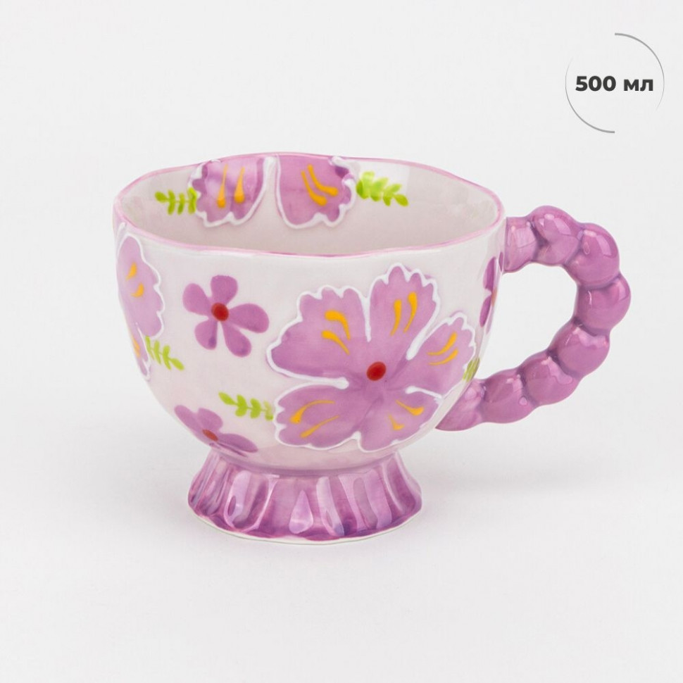Чашка Purple Flowery