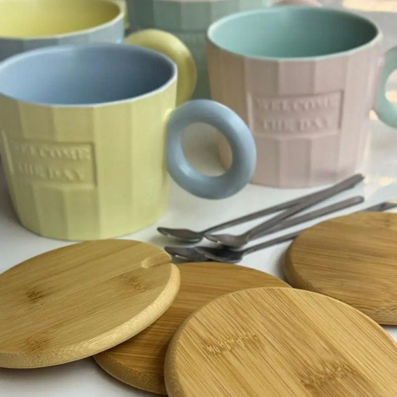 Кружка с ложкой Welcome