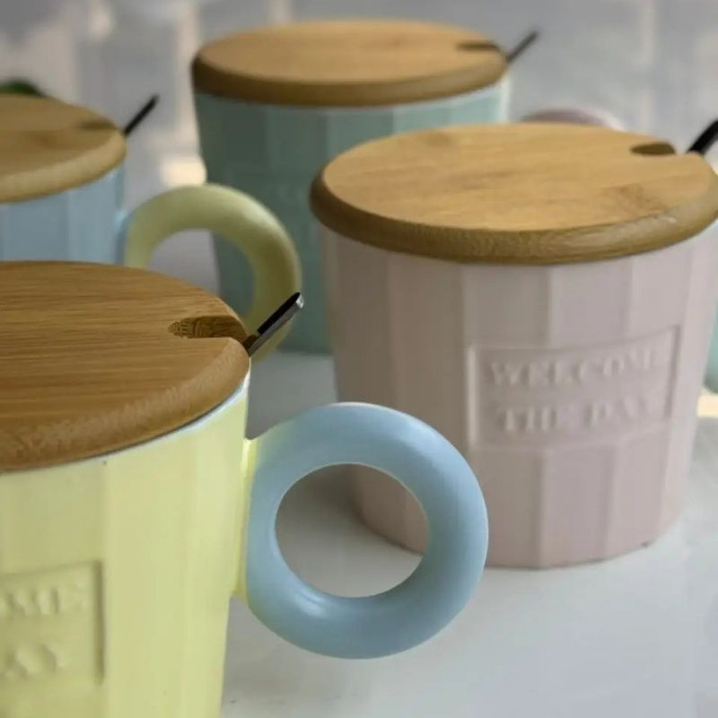 Кружка с ложкой Welcome