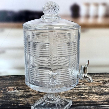 Лимонадница с краном Crystal luxury