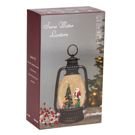 Ліхтар з підсвіткою та музикою Snowman family
