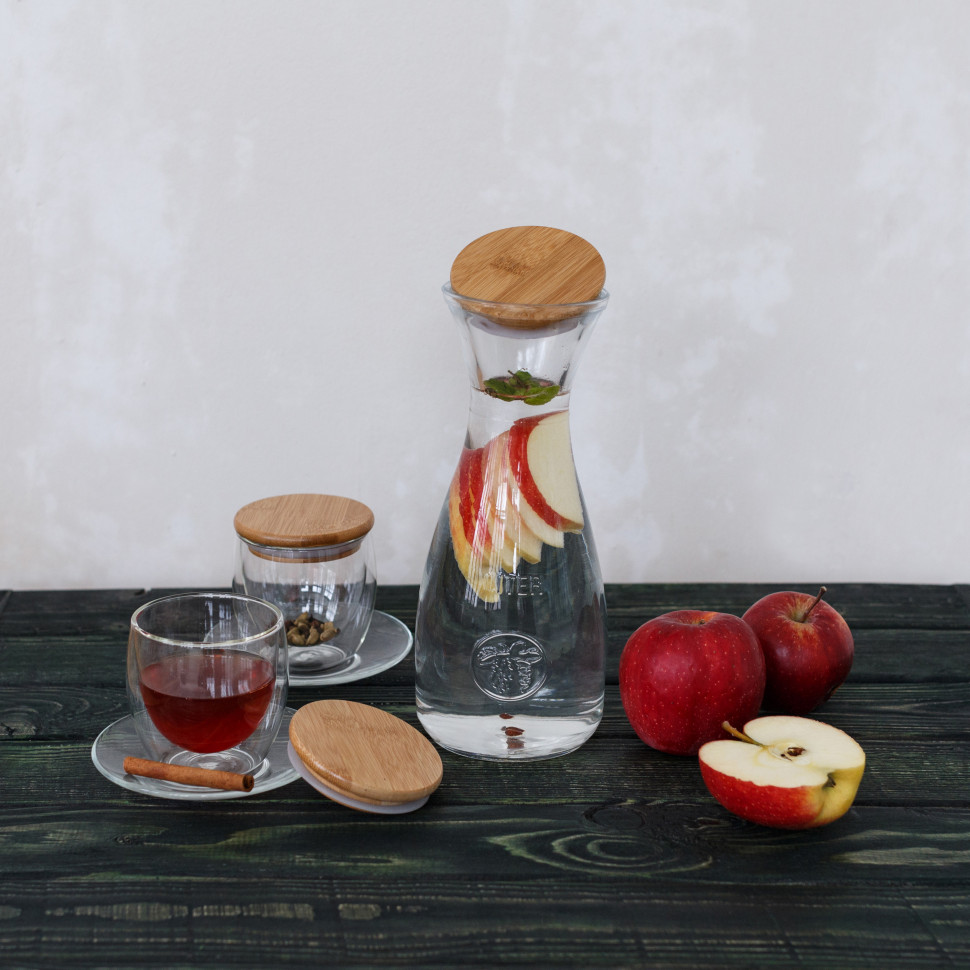 Графин с бамбуковой крышкой Pear