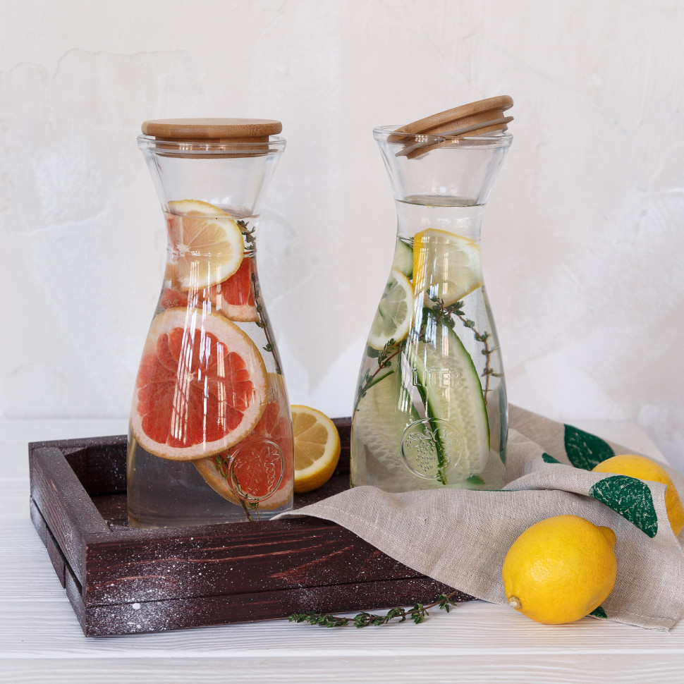 Графин с бамбуковой крышкой Pear