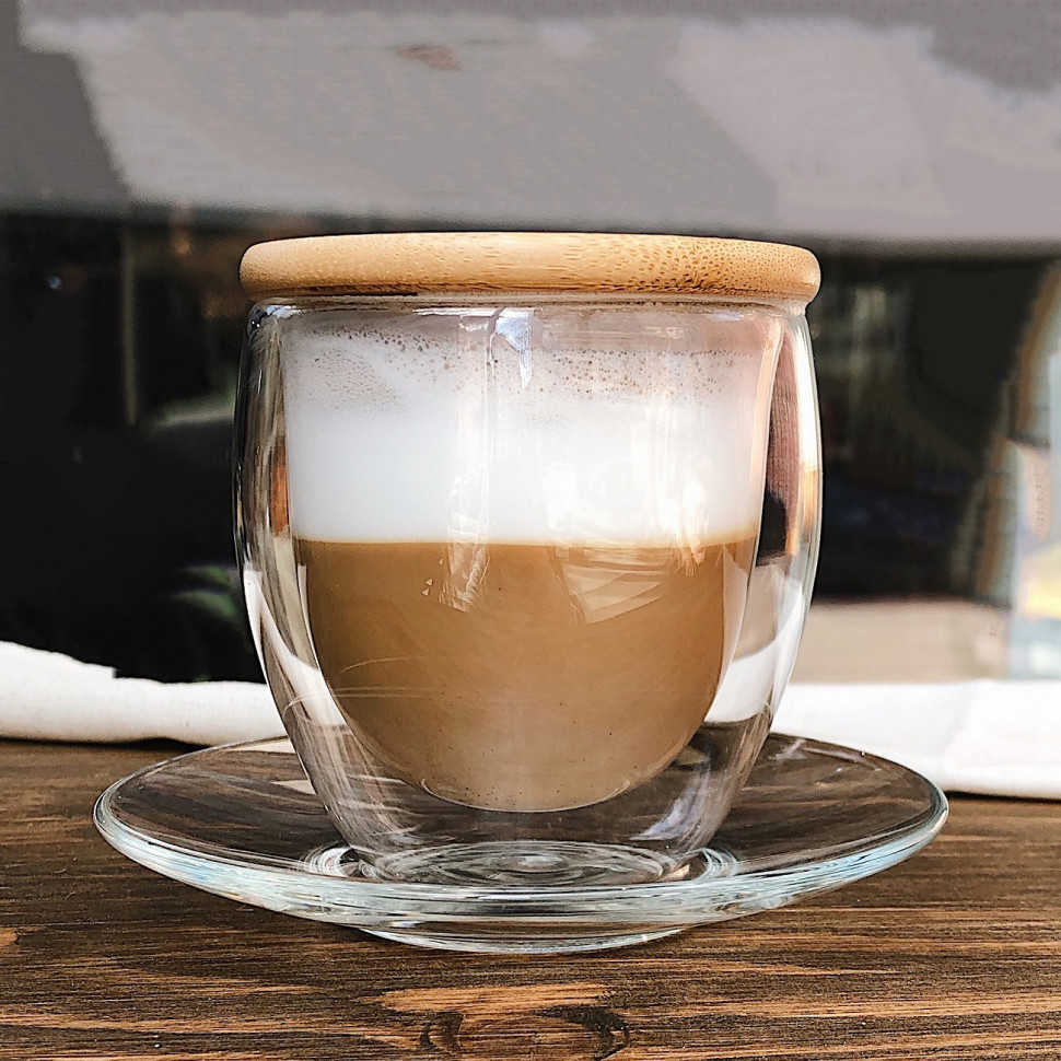 Набір для чаювання (2 стакана та заварювальний чайник) Pu-er