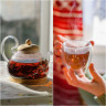 Набір для чаювання (2 стакана та заварювальний чайник) Pu-er