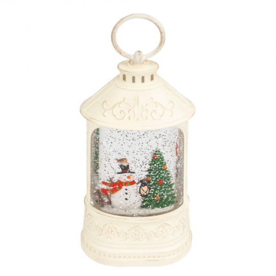 Фонарь с подсветкой и музыкой Magic snowman