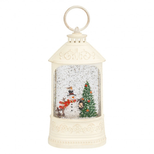 Фонарь с подсветкой и музыкой Magic snowman