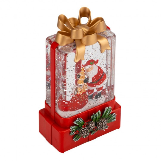 Ліхтар з підсвіткою та музикою Festive bow