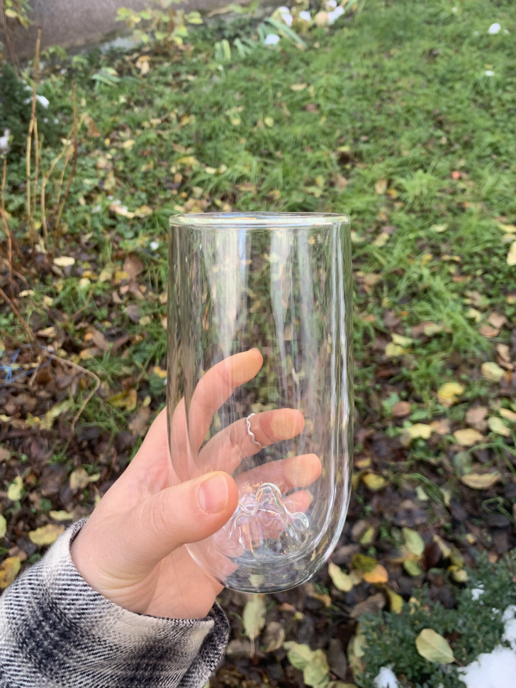 Стакан с двойным дном Cliff, 350 мл уценка