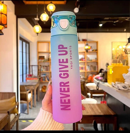 Бутылка для воды  Never give up