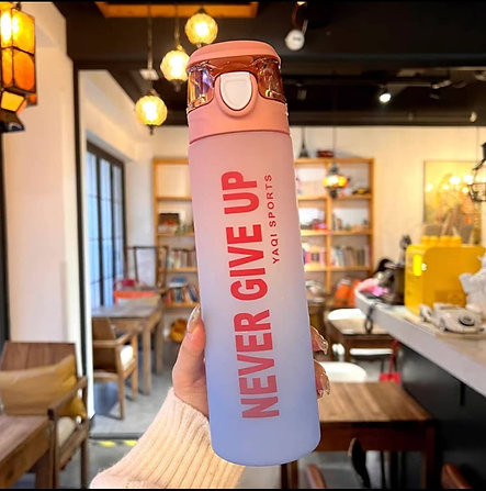 Бутылка для воды  Never give up