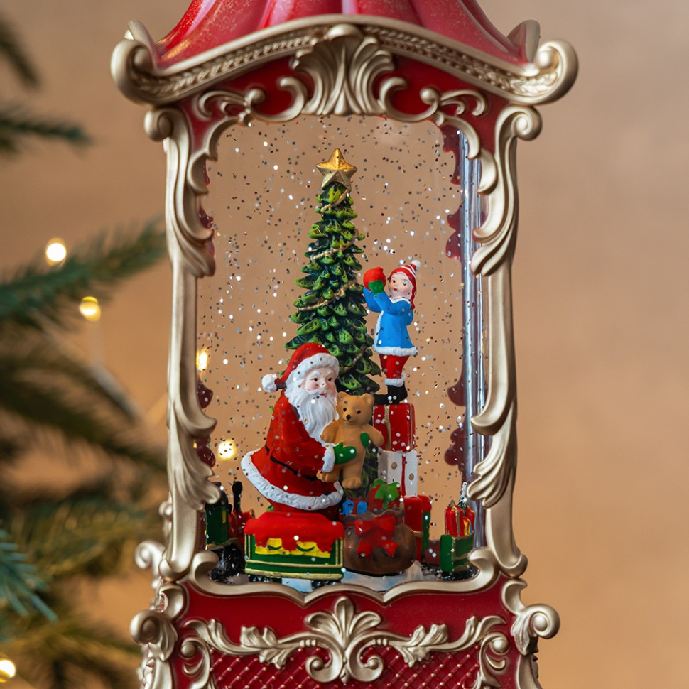 Ліхтар з підсвіткою та музикою Magical night by the Christmas tree