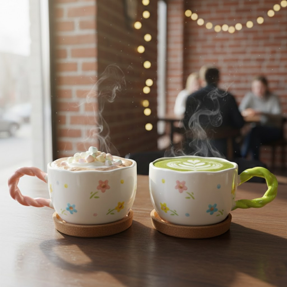 Набор чашек Flowery Field 2 шт