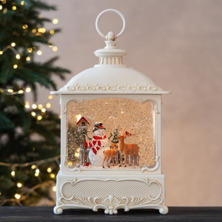 Фонарь с подсветкой и музыкой Winter story