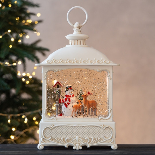 Ліхтар з підсвіткою та музикою Winter story