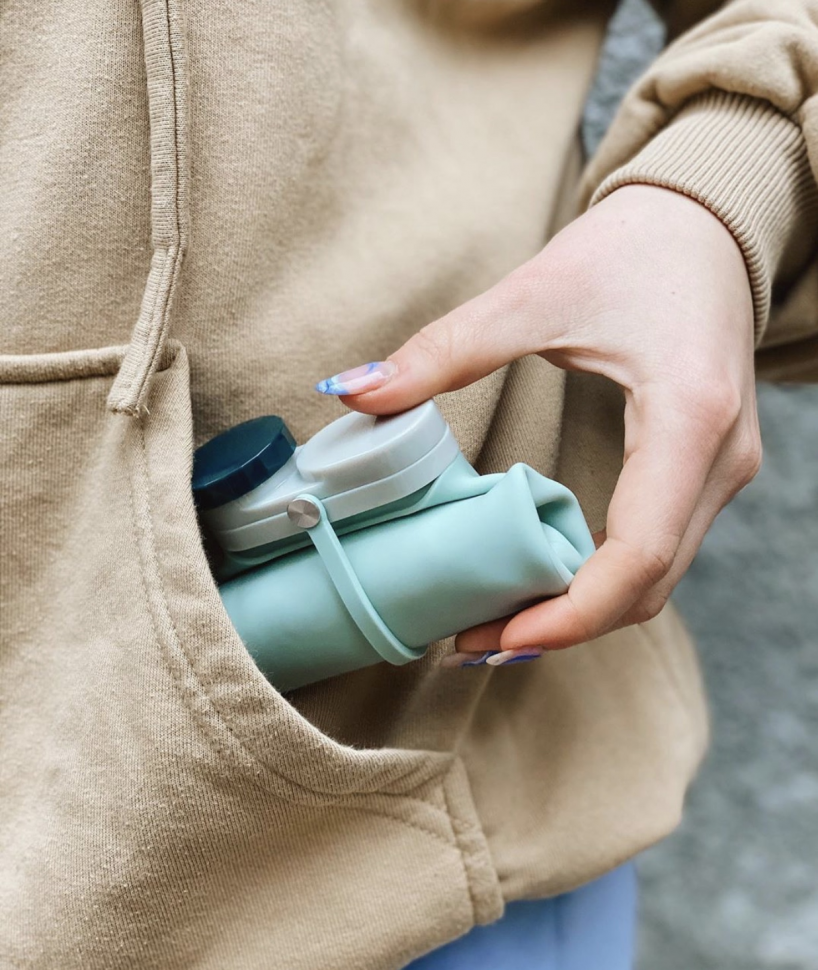 Складана пляшка для води Detox 550 мл