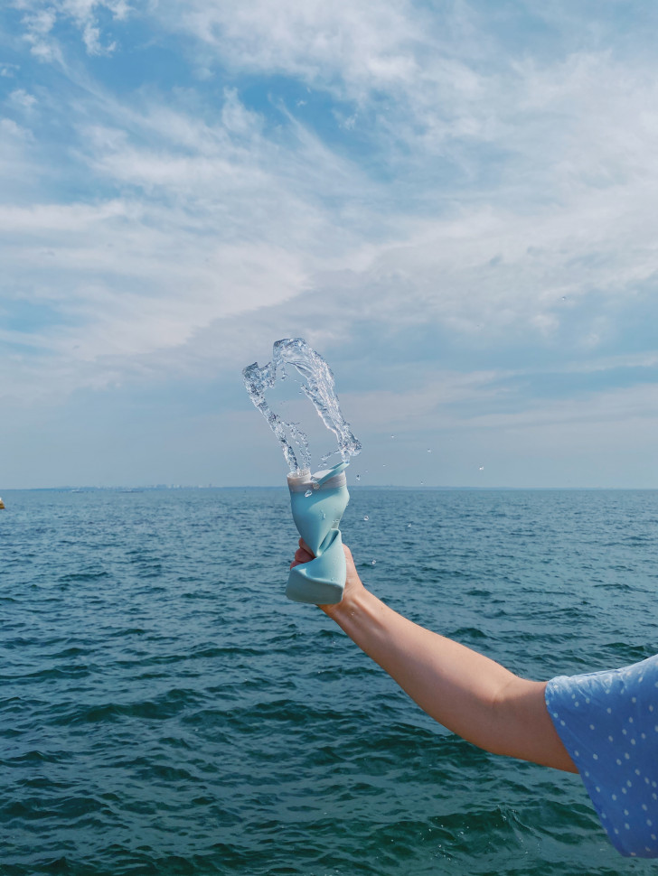 Складана пляшка для води Detox 550 мл