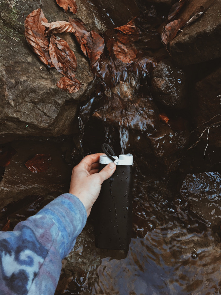 Складана пляшка для води Detox 550 мл