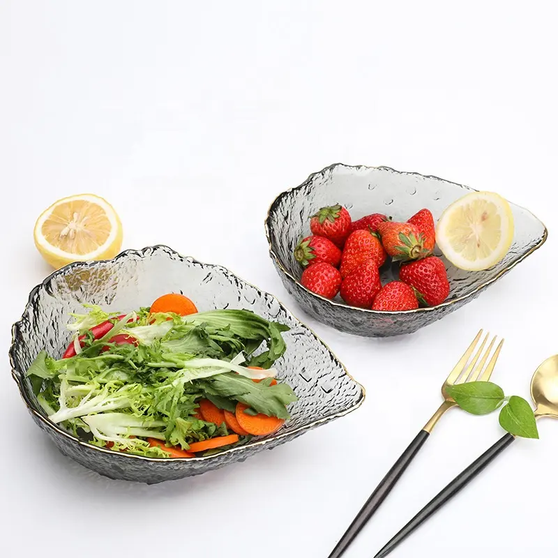 Салатник Leaf Dark