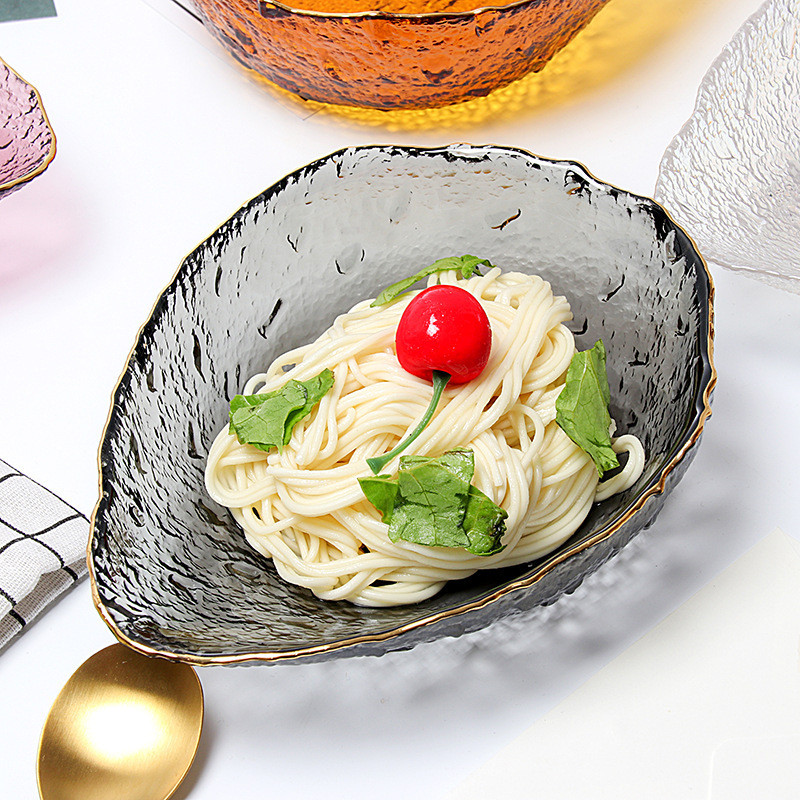 Салатник Leaf Dark