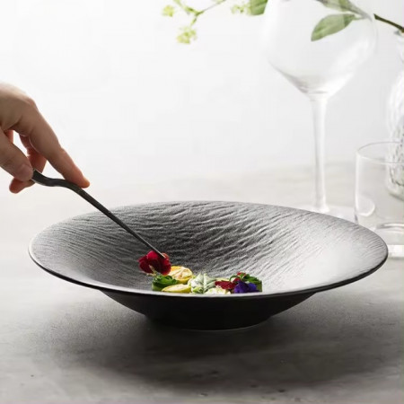 Керамічна глибока тарілка Jet 