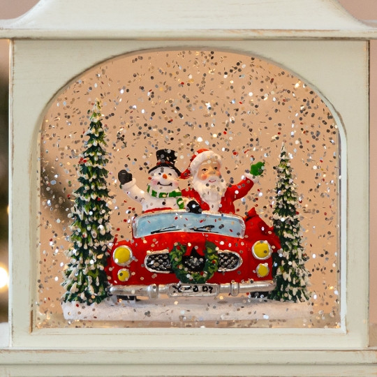 Ліхтар з підсвіткою та музикою The glow of a winter