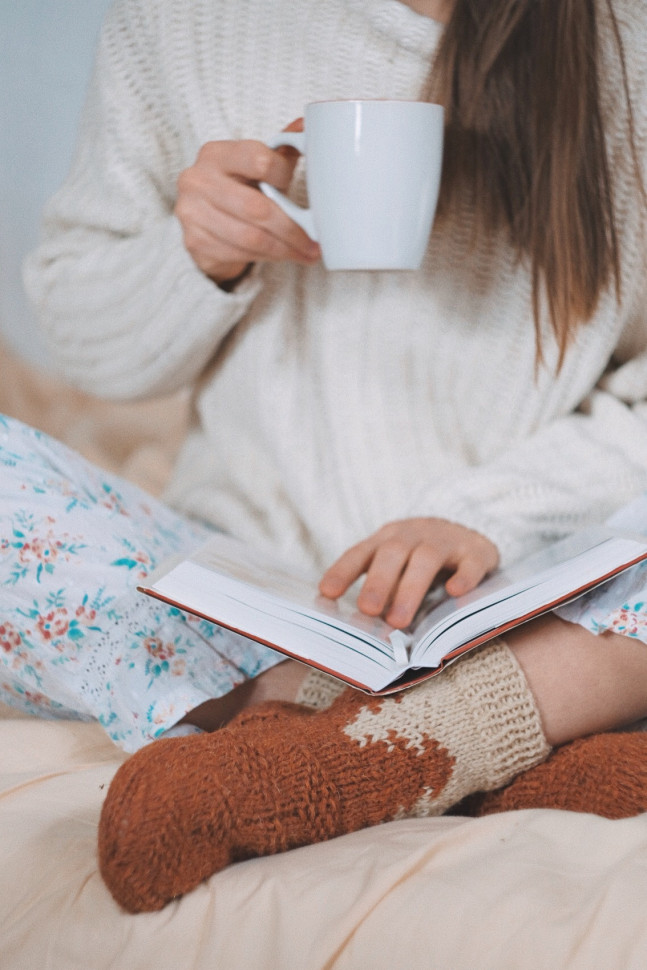 Шерстяные носки Wzutti (Светло-коричневые)