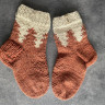 Шерстяные носки Wzutti (Светло-коричневые)