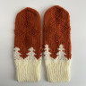 В'язані рукавиці Wzutti (Світло-коричневі)
