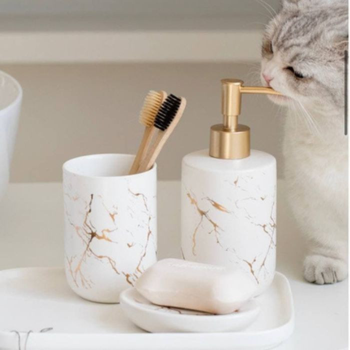 Набор для ванной комнаты Marble chic