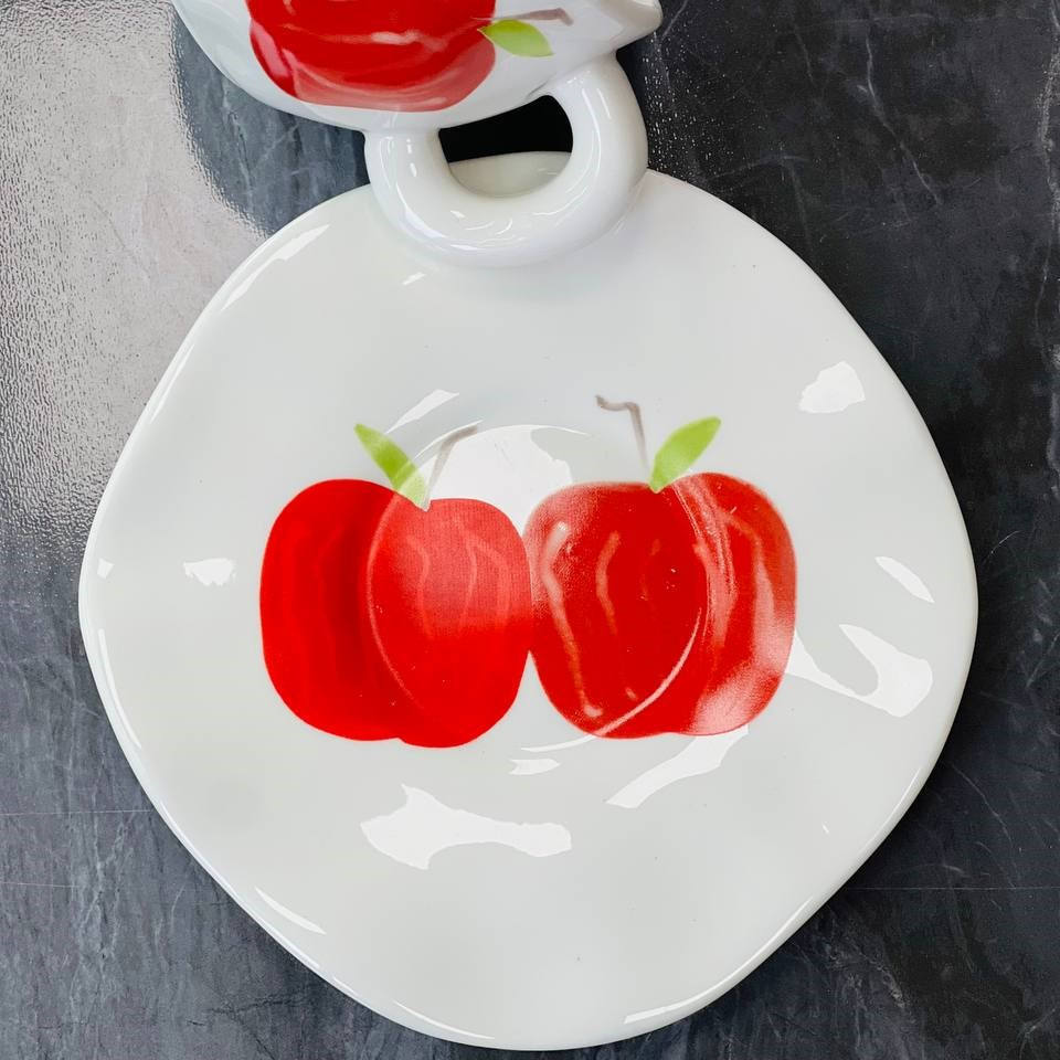 Чашка з блюдцем Apple