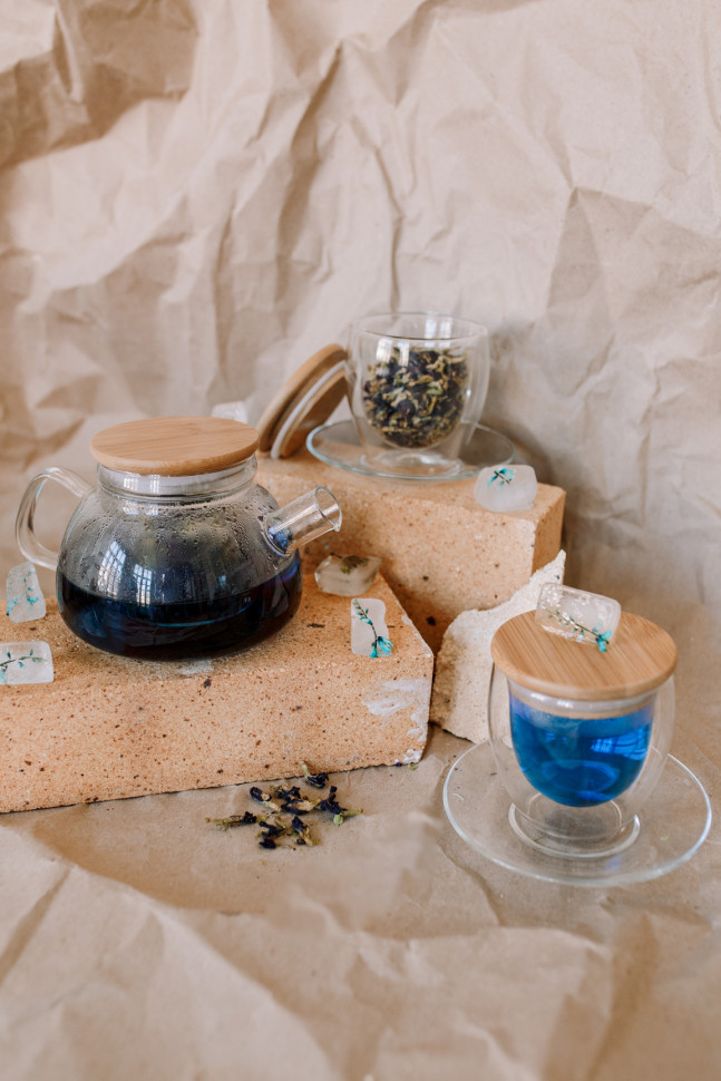 Прозорий скляний чайник для заварювання Kombucha 650 мл